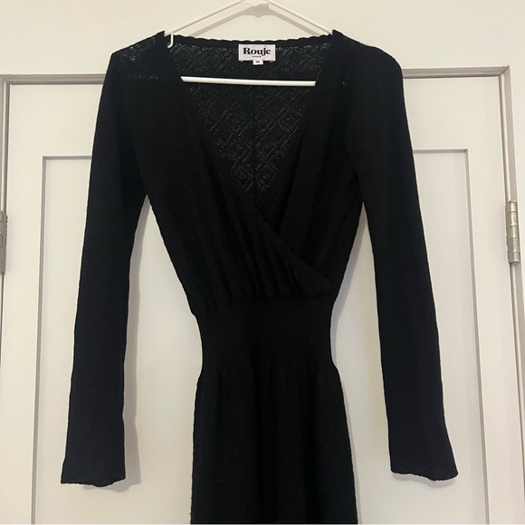 Rouje Paris Anis Dress Noir Size EU 34 - Picture 6 of 11